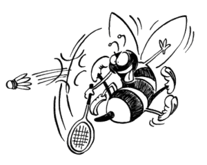 Logo du BCC, Badminton Club La Chaux-de-Fonds