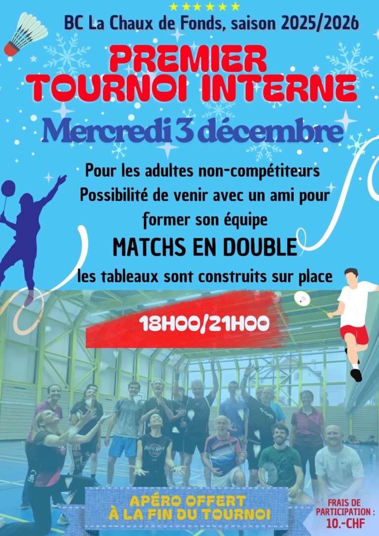 1er tournoi interne 2025/2026